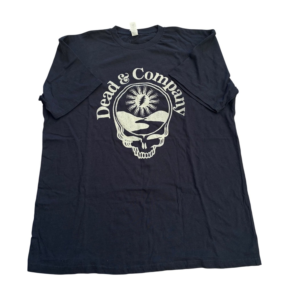 Dead & Company 2021 Tour T-Shirt Black Combed Cotton Steal Your Face XL